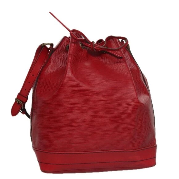 LOUIS VUITTON Epi Noe Shoulder Bag Red LV - Picture 1 of 15